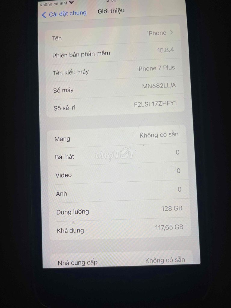 Apple iPhone 7 Plus 128GB Đen. Mua bán Điện thoại tại Quận Ngũ Hành Sơn Đà Nẵng được đăng bởi trịnh hoàng vũ duy hình 1