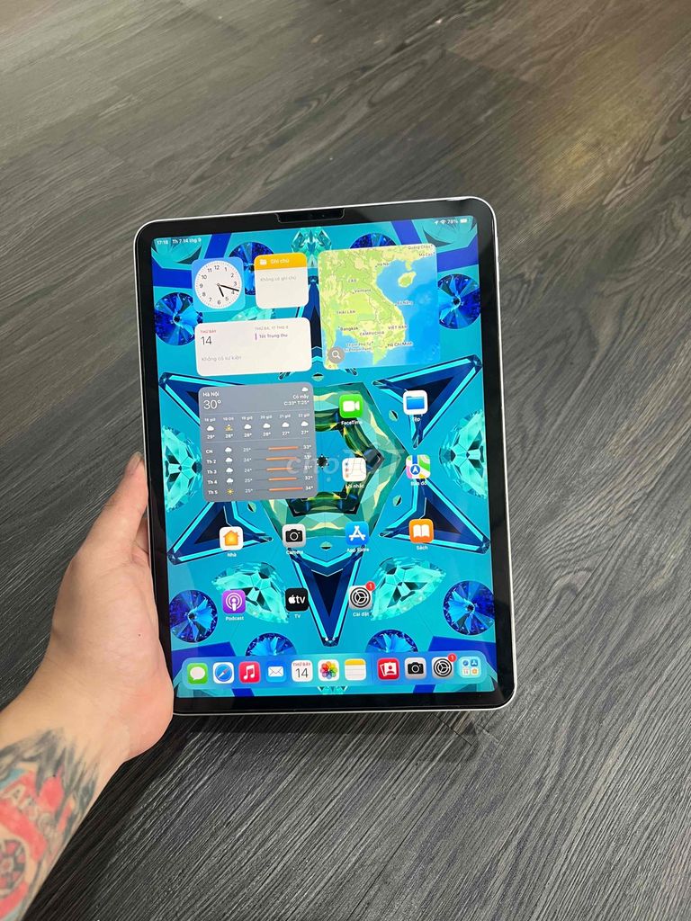 IPad Pro M1 Sliver Wifi 128G Zin All Nguyên Bản