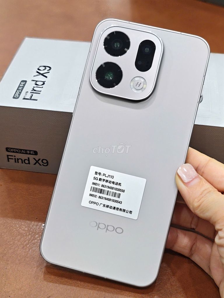 Oppo Find X9 bản nội địa 12-256gb màu Xám Fullbox. Mua bán Điện thoại tại Quận Đống Đa Hà Nội được đăng bởi Hn Store hình 1
