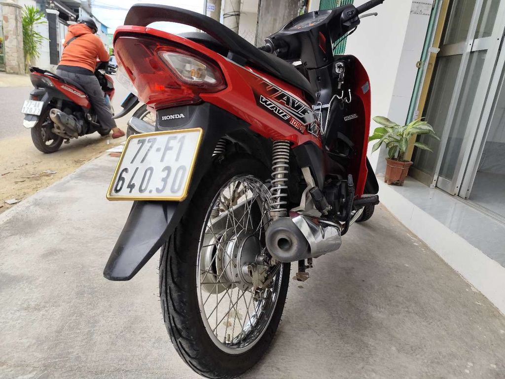 Xe Wave 110 2020 màu đỏ đen bao giấy tờ. Mua bán Xe máy tại Thị xã An Nhơn Bình Định được đăng bởi Ngọc nở hình 4