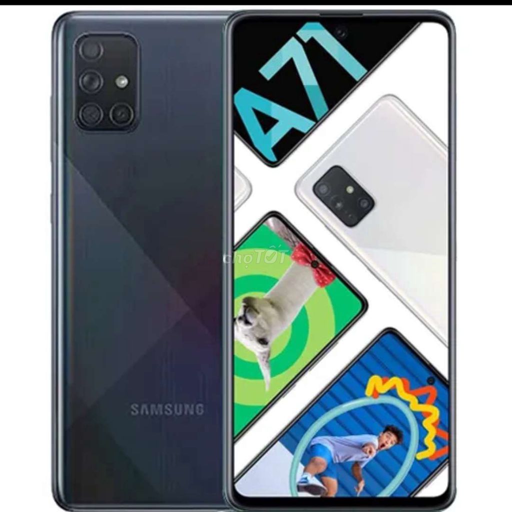 Samsung Galaxy A71 Xanh đen. Mua bán Điện thoại tại Quận Ninh Kiều Cần Thơ được đăng bởi Gấu hình 1