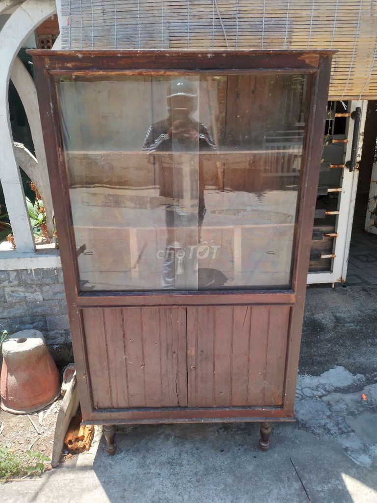 Tủ trưng bày Gỗ Nâu Đồ xưa. Mua bán Đồ sưu tầm, đồ cổ tại Quận Ngũ Hành Sơn Đà Nẵng được đăng bởi TranDuy hình 1