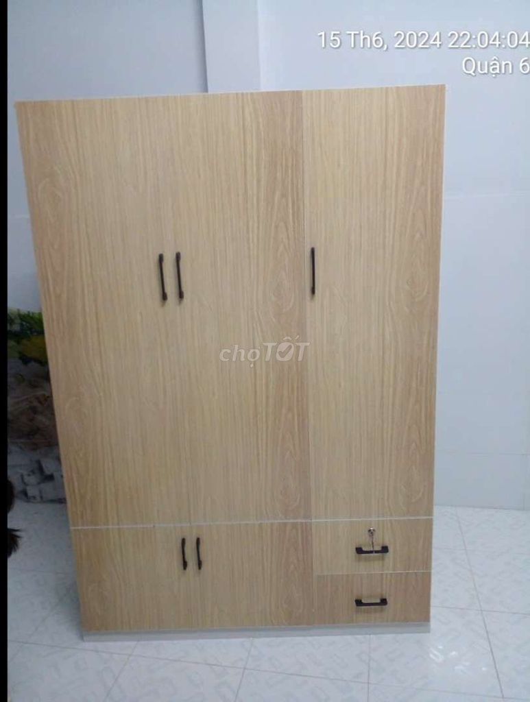 TỦ NHỰA ĐÀI LOAN 3 CÁNH MÀU XOAN ĐÀO . Mua bán Tủ, kệ gia đình tại Thành phố Biên Hòa Đồng Nai được đăng bởi Tủ nhựa đài loan hoàng quân hình 1