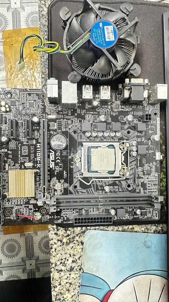 Bo ASUS H110M-K  + CPU Core I7-7700  + Ram 16GB D4. Mua bán Linh kiện (RAM, Card...) tại Huyện Dầu Tiếng Bình Dương được đăng bởi Hoàng Võ hình 1