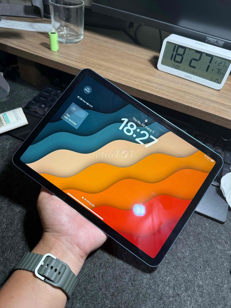 Apple iPad Air 5 M1 64GB Xanh. Mua bán Máy tính bảng tại Thị xã Hương Thủy Thừa Thiên Huế được đăng bởi Rin hình 1