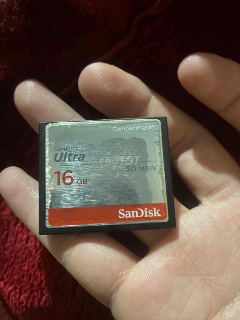 Thẻ nhớ CF Sandisk 16 GB. Mua bán Phụ kiện (Màn hình, Chuột...) tại Quận Ngũ Hành Sơn Đà Nẵng được đăng bởi trịnh hữu thái vũ hình 1