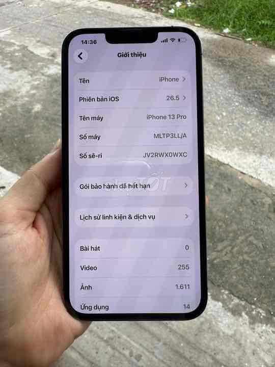 iPhone 13 Pro 128GB Đen Đã dùng. Mua bán Điện thoại tại Thành phố Biên Hòa Đồng Nai được đăng bởi Diễm Diễm hình 1