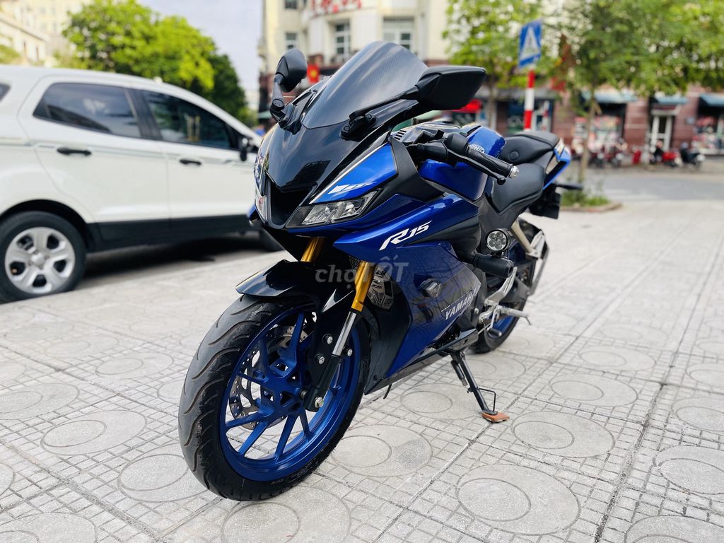 YAMAHA R15 ĐỜI CAO 2023 BẢN MÀU XANH ĐEN SIÊU LƯỚT. Mua bán Xe máy tại Quận Nam Từ Liêm Hà Nội được đăng bởi HẢI ĐĂNG hình 2