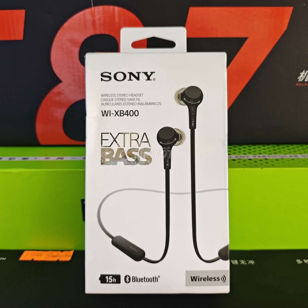 Tai nghe Bluetooth Sony WI-XB400 Đen. Mua bán Tivi, Âm thanh tại Thành phố Tam Kỳ Quảng Nam được đăng bởi METECH COMPUTER hình 1