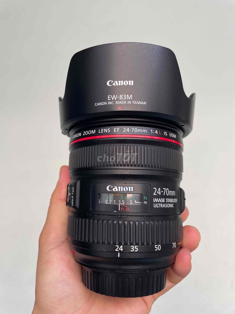 Ống kính Canon 24-70mm f4 Đen. Mua bán Máy ảnh, Máy quay tại Quận 3 Tp Hồ Chí Minh được đăng bởi huonglan Nguyễn  hình 1