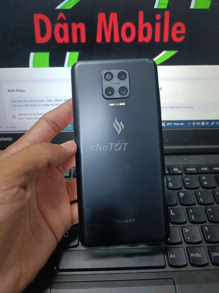 VSMART ARIS 8GB.128GB SNAP 730 PIN 4000 ZIN MƯỢT. Mua bán Điện thoại tại Quận Bình Thạnh Tp Hồ Chí Minh được đăng bởi Dân Mobile hình 1