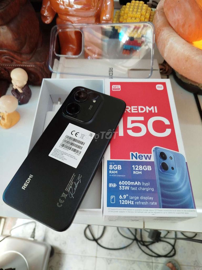 Xiaomi Redmi 15C 128GB Đen. Mua bán Điện thoại tại Quận Hai Bà Trưng Hà Nội được đăng bởi Mackeno  hình 1
