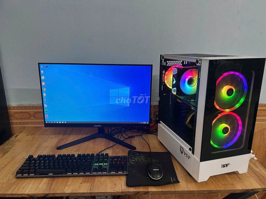 PASS DÀN PC I5 11400F-RAM 16-VGA 1060 6G-MÀN 24IN. Mua bán Máy tính để bàn tại Quận Thanh Khê Đà Nẵng được đăng bởi PC VP GAME  hình 1