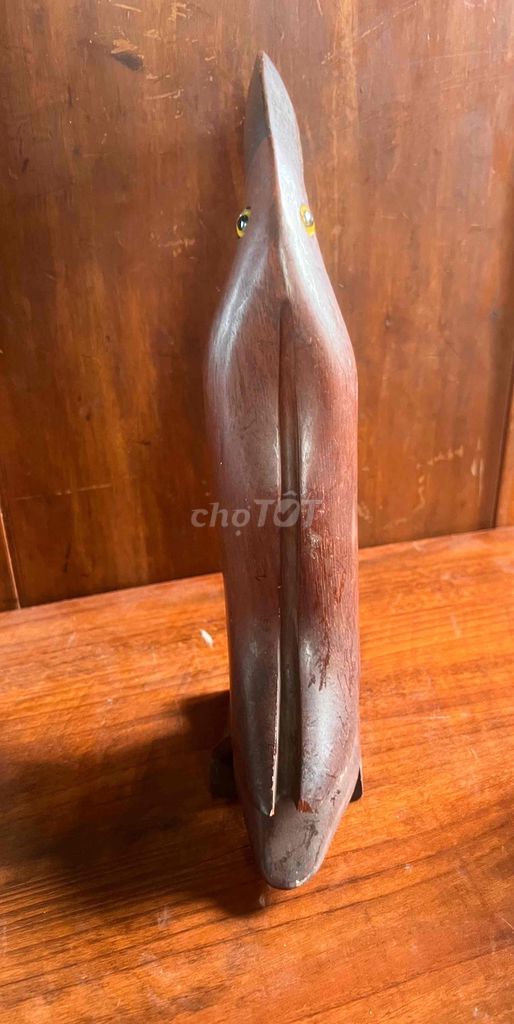 Tượng Gỗ Toucan Nâu Thập niên 70. Mua bán Đồ sưu tầm, đồ cổ tại Thành phố Châu Đốc An Giang được đăng bởi Lê Bình Cầm Đồ 2 hình 1