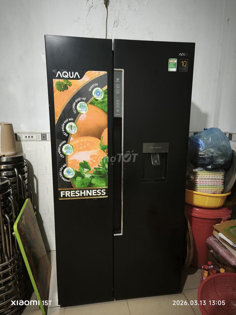 Tủ lạnh Aqua AQR-I565AS (BS). Mua bán Tủ lạnh tại Thành phố Phan Thiết Bình Thuận được đăng bởi Tên chưa cung cấp hình 1