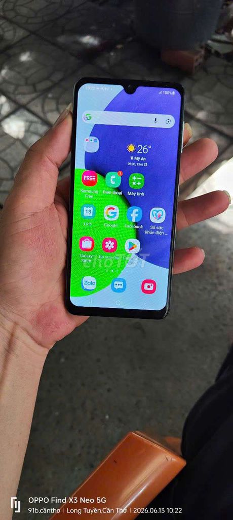 Samsung Galaxy A22 6GB 128GB Xanh ngọc. Mua bán Điện thoại tại Quận Bình Thuỷ Cần Thơ được đăng bởi cầu rạch súc 91b Nguyễn Văn Linh  hình 1