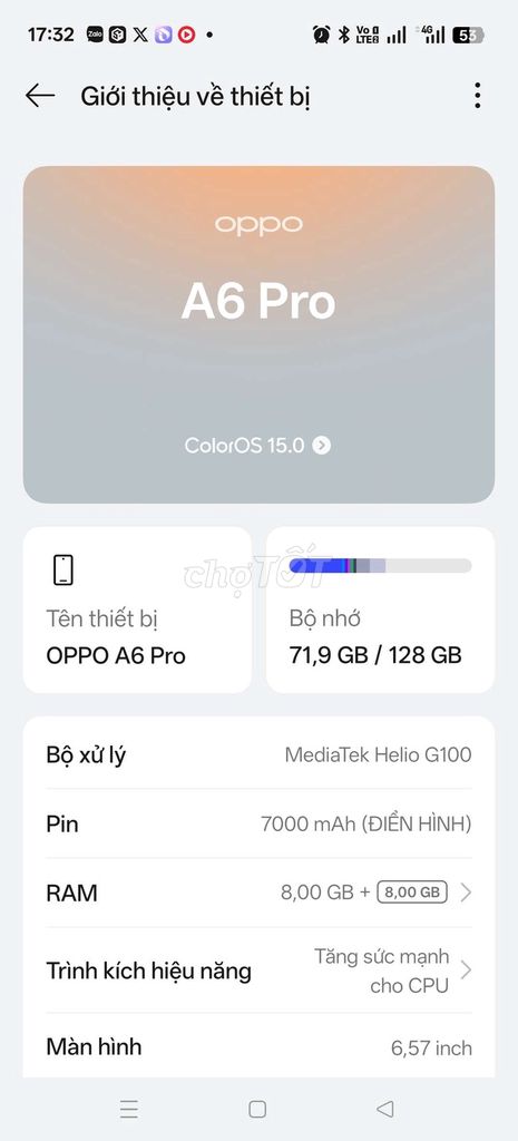 OPPO A6 Pro 128GB. Mua bán Điện thoại tại Huyện Bình Lục Hà Nam được đăng bởi mr hùng hình 1