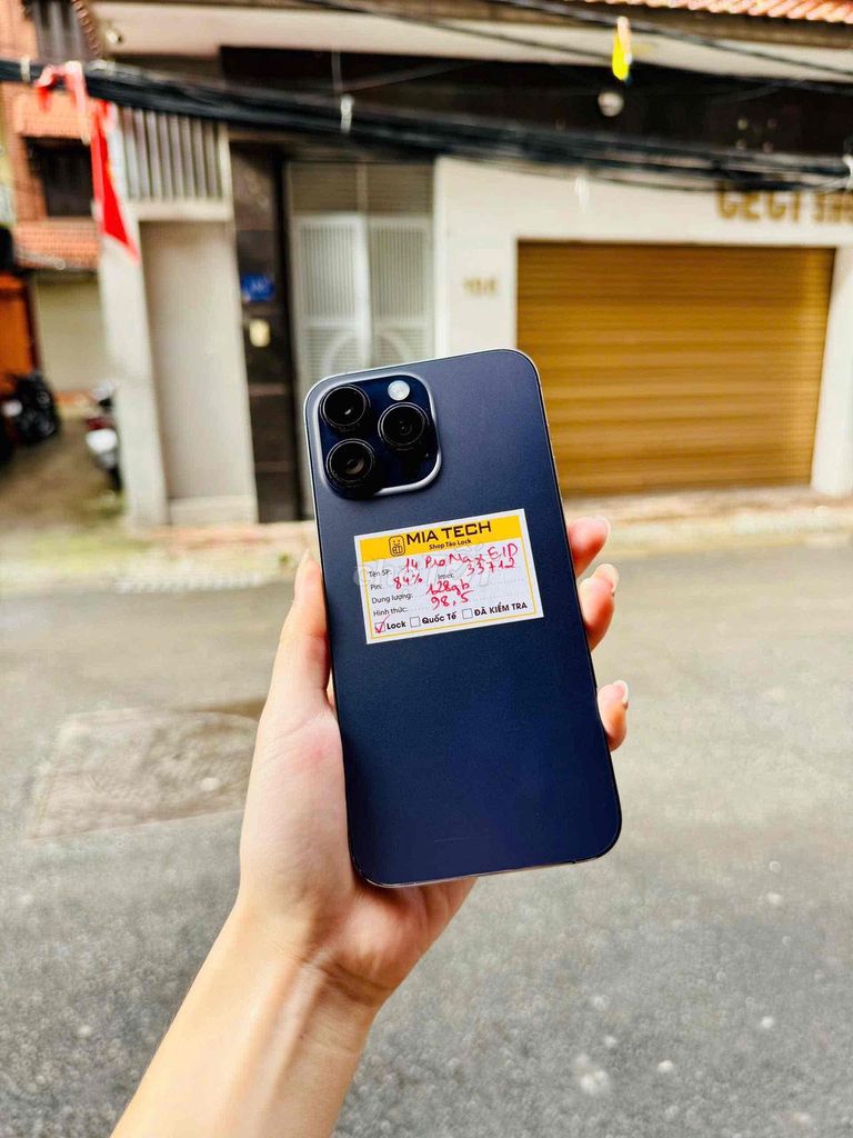 Apple iPhone 14 Pro Max 128GB Tím 98.5%. Mua bán Điện thoại tại Quận Ba Đình Hà Nội được đăng bởi Huy Trần hình 1