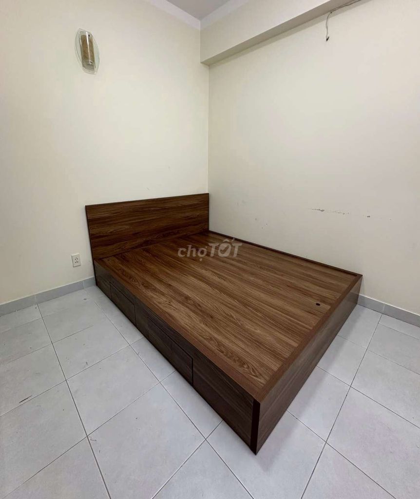 GIƯỜNG HỘP GỖ CÔNG NGHIỆP MDF 1M6 2M CÓ 2 HỘP KÉO. Mua bán Giường, chăn ga gối nệm tại Thành phố Thủ Dầu Một Bình Dương được đăng bởi Tủ nhựa đài loan hoàng quân hình 1