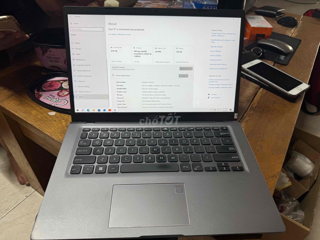 Asus Notebook i5-1135G7 8GB/256GB. Mua bán Laptop tại Thành phố Thuận An Bình Dương được đăng bởi Bi hình 1