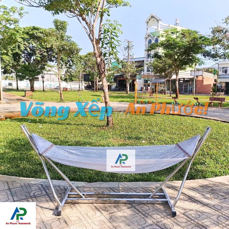 Xả kho Bộ Võng Xếp Khung vuông INOX +Mặt lưới Võng. Mua bán Giường, chăn ga gối nệm tại Quận Bình Tân Tp Hồ Chí Minh được đăng bởi Kho sỉ Võng xếp An Phước  hình 4