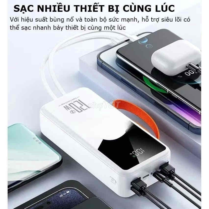 Sạc dự phòng Gutek GT230 sạc nhanh 120W 50000mAh p