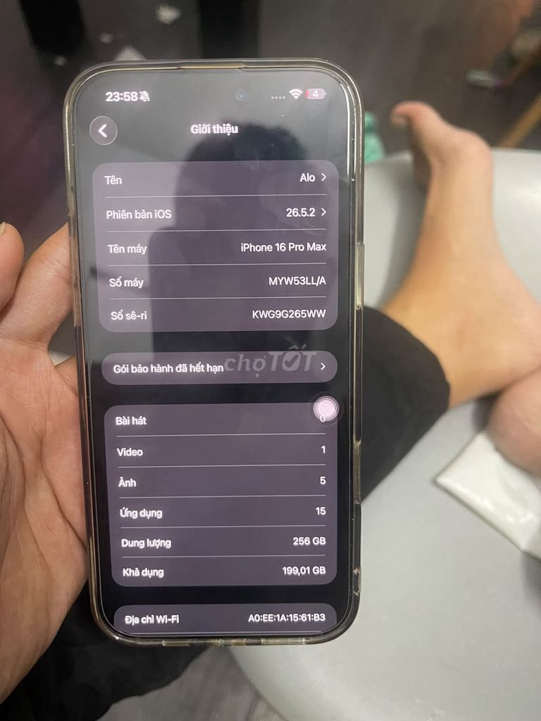 Apple iPhone 16 Pro Max 256GB Pin 93%. Mua bán Điện thoại tại Quận 10 Tp Hồ Chí Minh được đăng bởi Hội Đồ Điện Tử hình 1