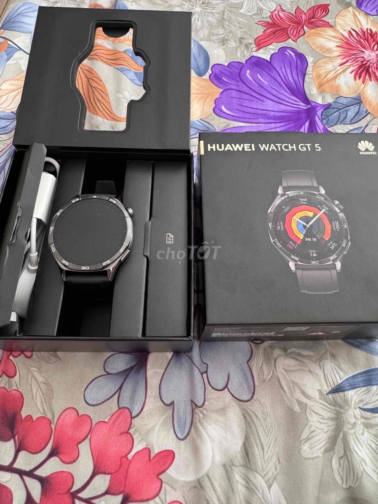 Huawei Watch GT 5 Đen 46mm. Mua bán Thiết bị đeo thông minh tại Quận 7 Tp Hồ Chí Minh được đăng bởi Anthony hình 1