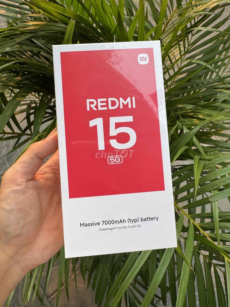 Redmi 15 5G 8/256GB NEW 100% chưa bóc hộp. Mua bán Điện thoại tại Quận Hoàng Mai Hà Nội được đăng bởi Gia Vinh hình 1