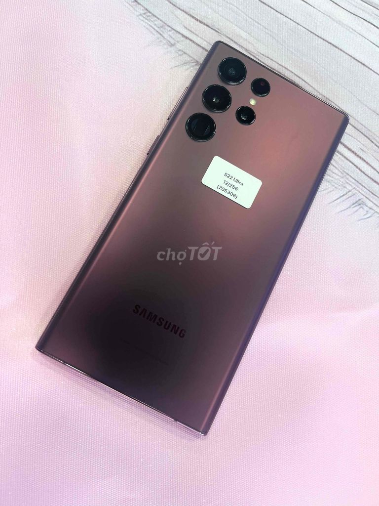 Samsung S22 Ultra Đỏ rượu vang 256GB Like New. Mua bán Điện thoại tại Quận Ngô Quyền Hải Phòng được đăng bởi minmobile HP hình 1