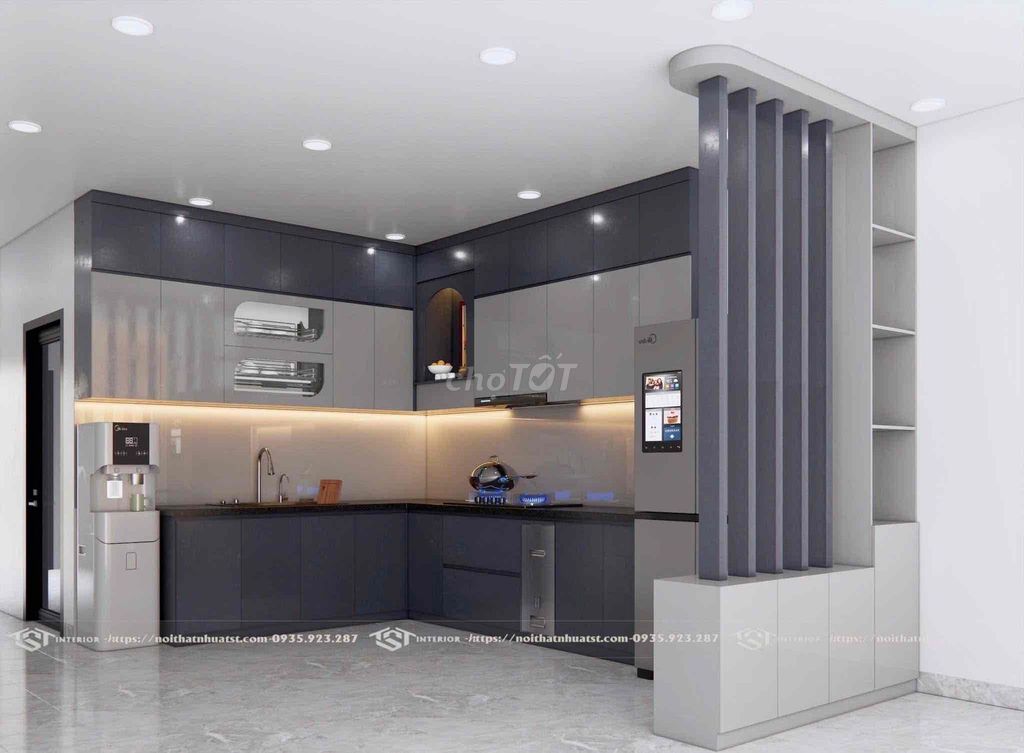 Thiết kế thi công Tủ bếp Hoà Khương. Dịch vụ tại Quận Hải Châu Đà Nẵng được đăng bởi Nội thất tủ bếp TST hình 1