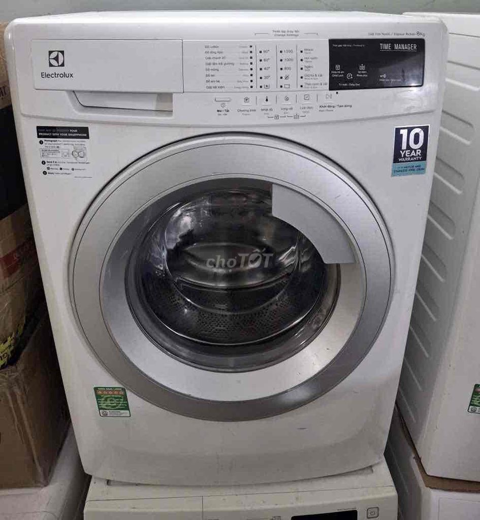 Máy giặt Electrolux 8kg Trắng đã qua sử dụng. Mua bán Máy giặt tại Quận 7 Tp Hồ Chí Minh được đăng bởi shop đồ cũ hình 1