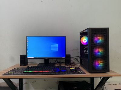 PC CHIẾN GAME I3 9100F-RAM 8-RX 580 8G-LED 24IN