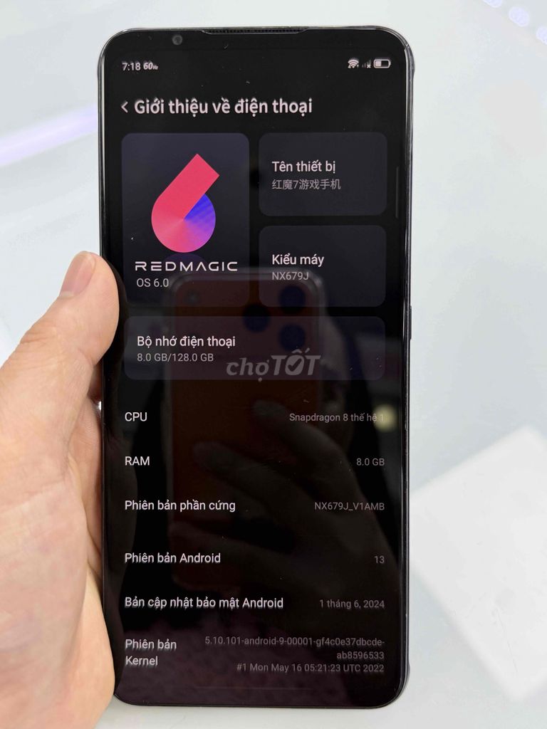 RedMagic NX679J 8GB/128GB Đen. Mua bán Điện thoại tại Quận Cầu Giấy Hà Nội được đăng bởi XMobile Hệ Thống Bán Lẻ Di Động Chính Hãng hình 1