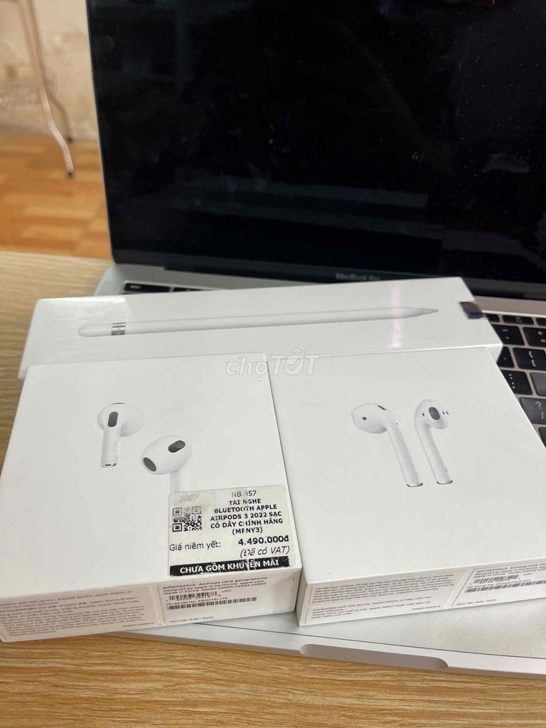 Bán AirPods 3 còn hộp còn hạn 8/2025