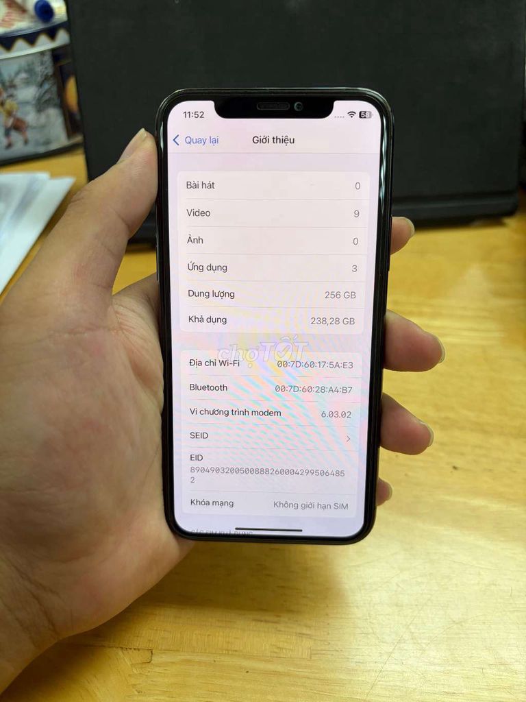 Apple iPhone 11 Pro 256GB Xám Đã sử dụng. Mua bán Điện thoại tại Quận Tây Hồ Hà Nội được đăng bởi hoanghieu hình 1