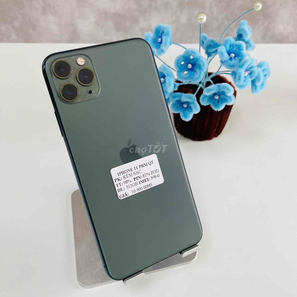 Iphone 11 Pro Max Quốc Tế - Bộ nhớ 512GB - Có Góp