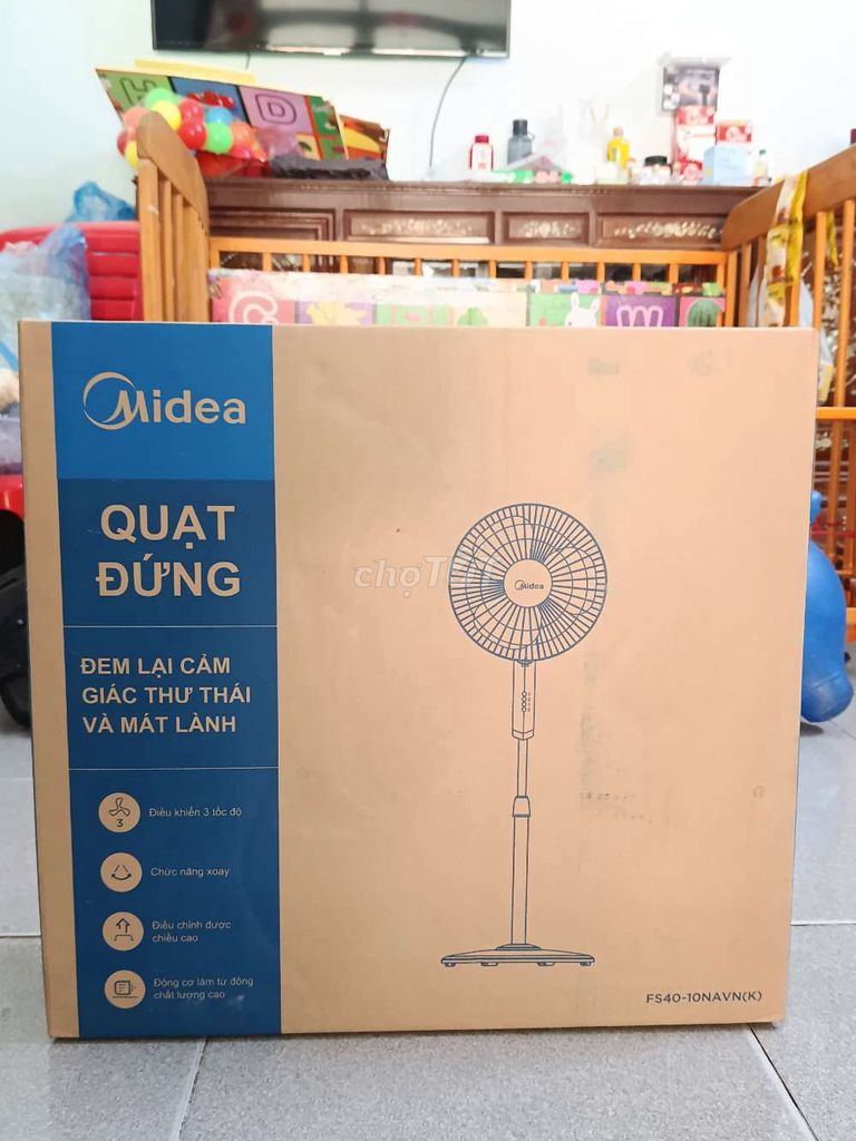 Quạt đứng Midea FS40-10NAVN(K) Đen Mới. Mua bán Quạt tại Thành phố Huế Thừa Thiên Huế được đăng bởi Đưc Nguyen hình 1