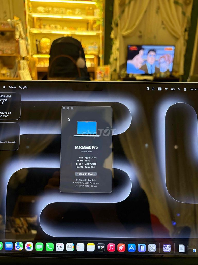 Pass macbook m1 pro 14 inch 16/512 pin 100%. Mua bán Laptop tại Thành phố Thủ Đức Tp Hồ Chí Minh được đăng bởi Thắng hình 1