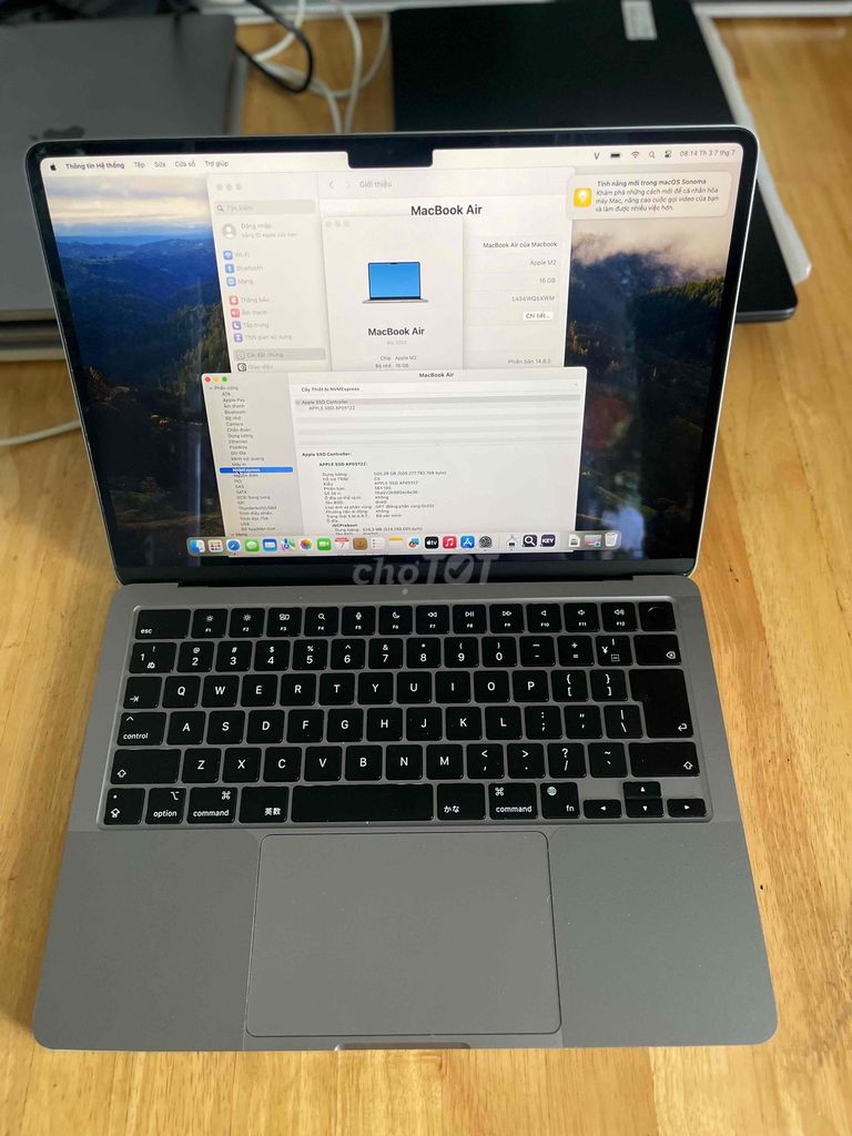 MacBook Air M2 Ram 16GB Ssd 512GB. Mua bán Laptop tại Quận Sơn Trà Đà Nẵng được đăng bởi BƠ BƯ Macbook Cũ hình 1