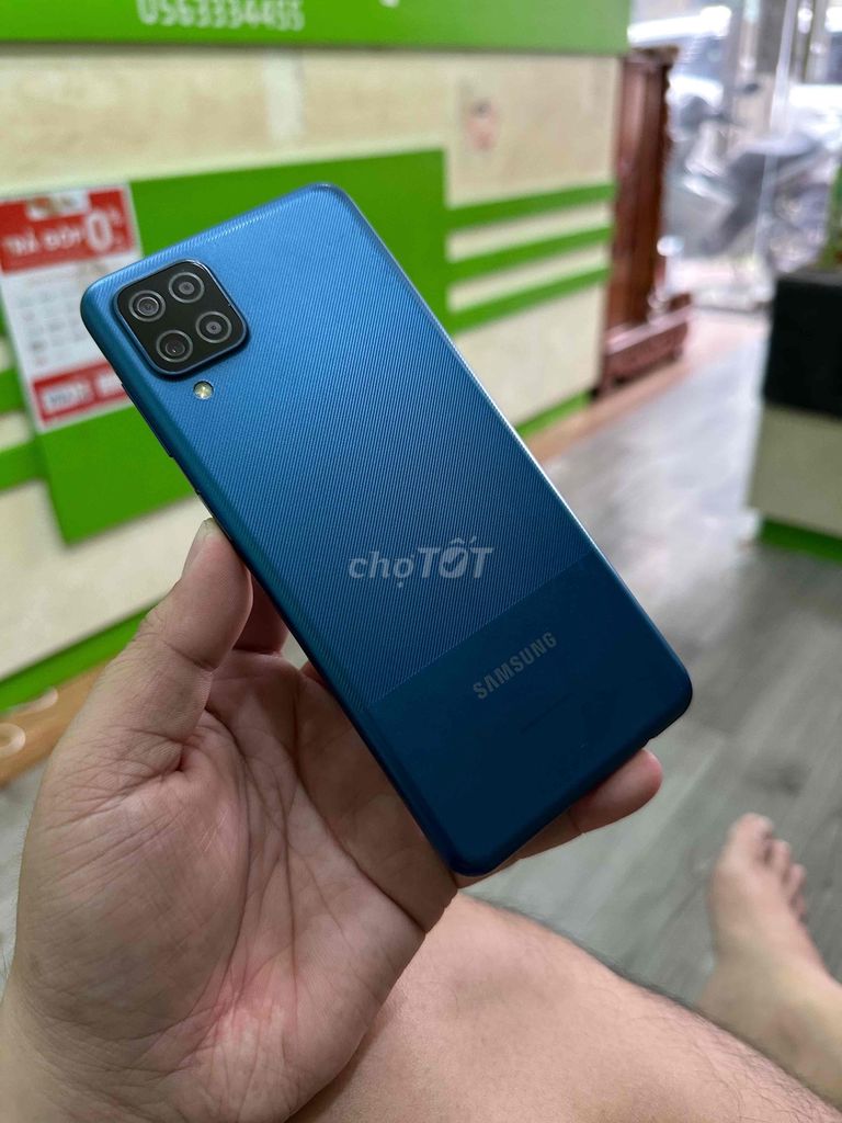Samsung Galaxy A12 128GB Xanh 2 Sim Chính Hãng FPT. Mua bán Điện thoại tại Quận Thanh Khê Đà Nẵng được đăng bởi lê văn kiếm hình 1