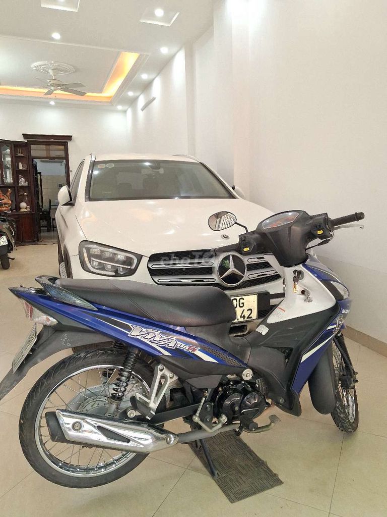 Suzuki Viva 115 FI 2014 Сине-белый 30185 км