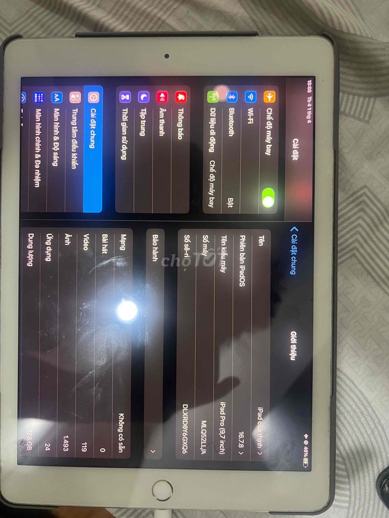 Apple iPad Pro 9.7 inch 128GB Vàng. Mua bán Máy tính bảng tại Quận Tân Bình Tp Hồ Chí Minh được đăng bởi Gia Thịnh hình 1