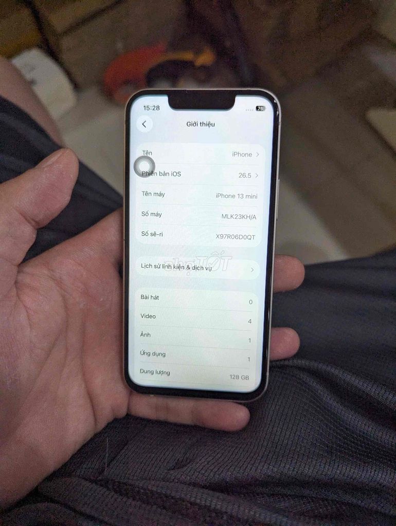 iPhone 13 mini 128GB. Mua bán Điện thoại tại Quận Hà Đông Hà Nội được đăng bởi Mr Tiến hình 1