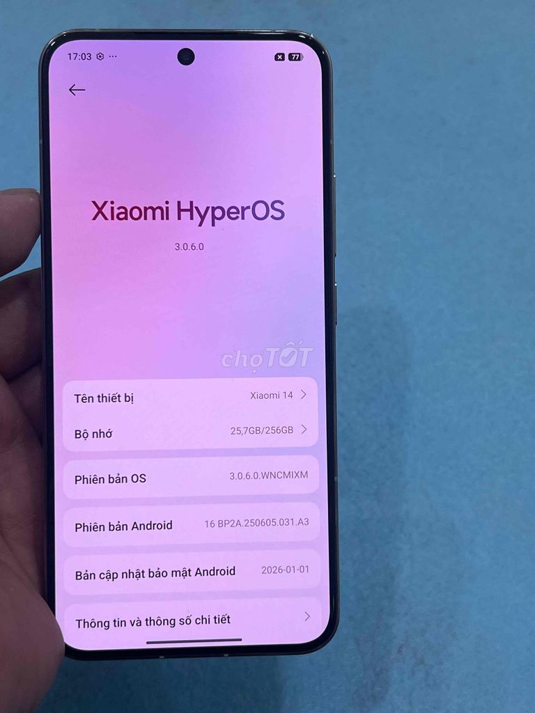 Xiaomi 14 12/256 Trắng, QT. Mua bán Điện thoại tại Quận Hoàng Mai Hà Nội được đăng bởi undefined hình 1
