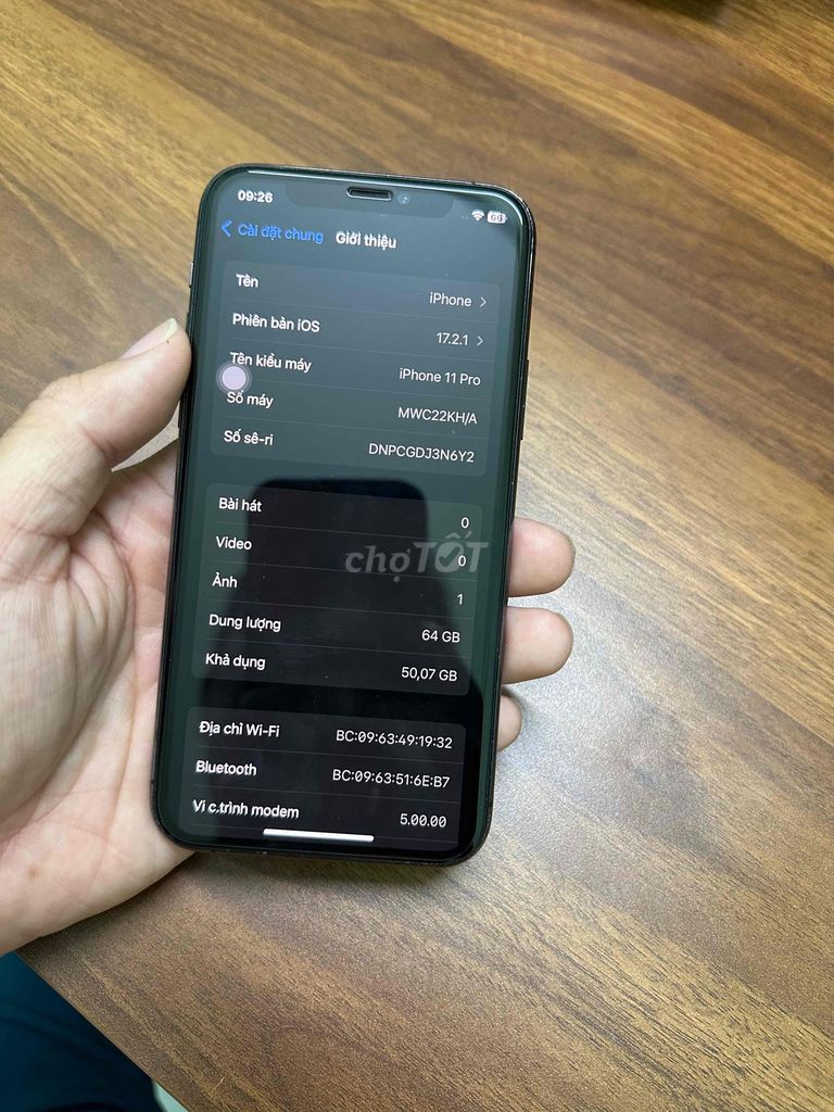 Apple iPhone 11 Pro 64GB Xám. Mua bán Điện thoại tại Quận Tân Phú Tp Hồ Chí Minh được đăng bởi Toàn hình 1