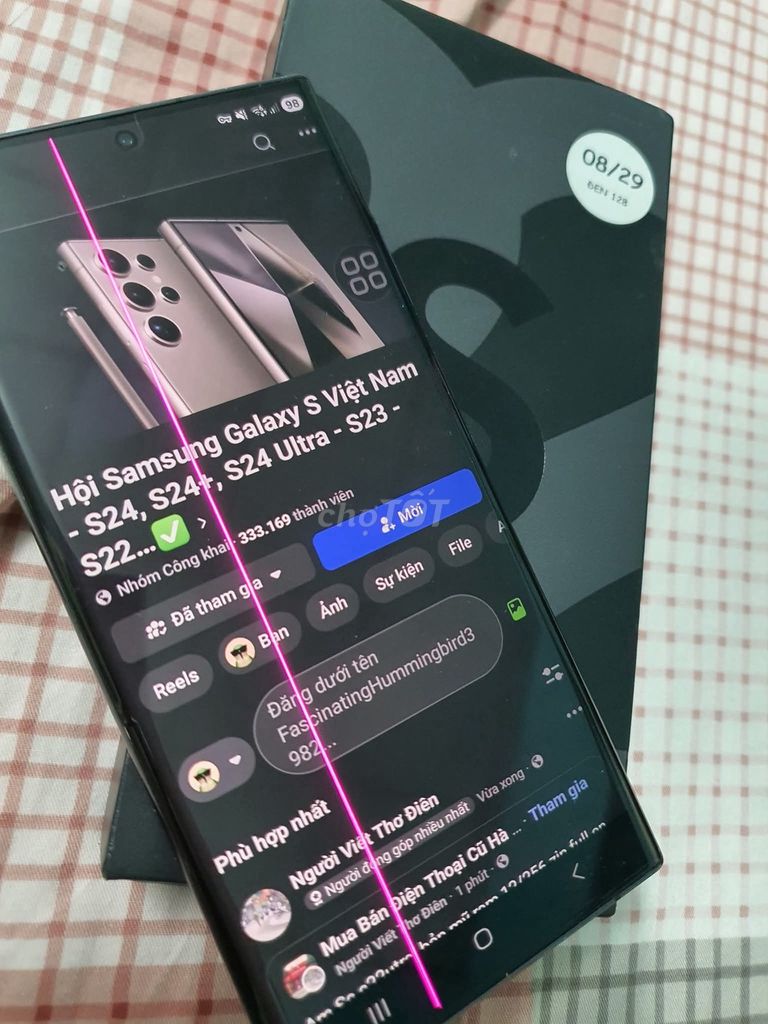 Samsung Galaxy S22 Ultra 128GB Đen. Mua bán Điện thoại tại Thành phố Thủ Đức Tp Hồ Chí Minh được đăng bởi Duc Truong hình 1