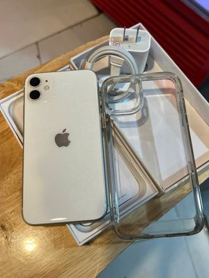 Iphone 11thường 128G bản Mỹ pin 95% full hộp sạc