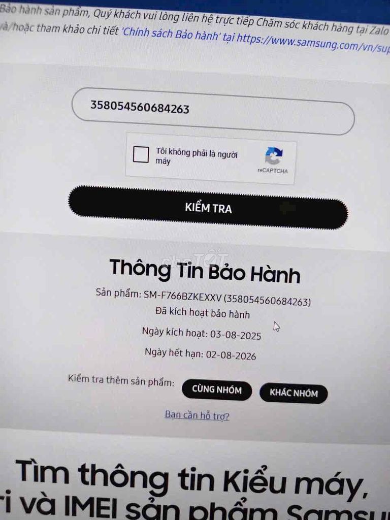 Samsung Z Flip7 Đen 12GB/512GB bh 2/8/2026 zin áp. Mua bán Điện thoại tại Quận Bình Tân Tp Hồ Chí Minh được đăng bởi Phan Viet Tu hình 1