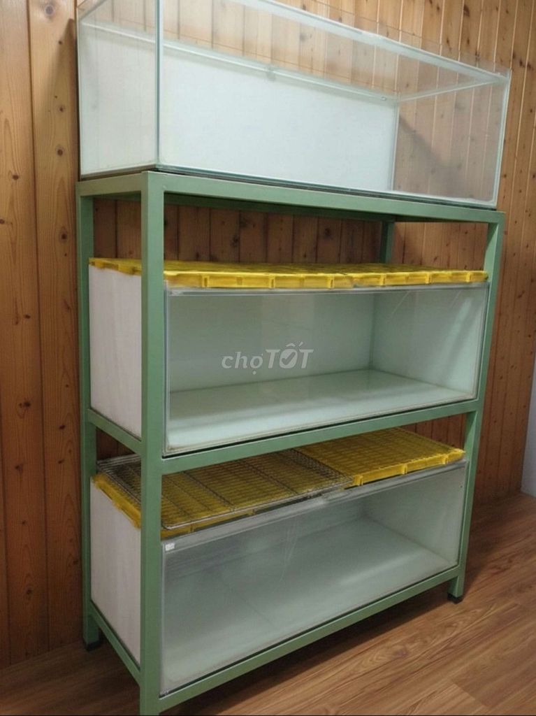 Dàn hồ cá 3 tầng Kính, Kim loại 1m2x40x50. Mua bán Phụ kiện, Thức ăn, Dịch vụ tại Quận 12 Tp Hồ Chí Minh được đăng bởi Thi Thi hình 1
